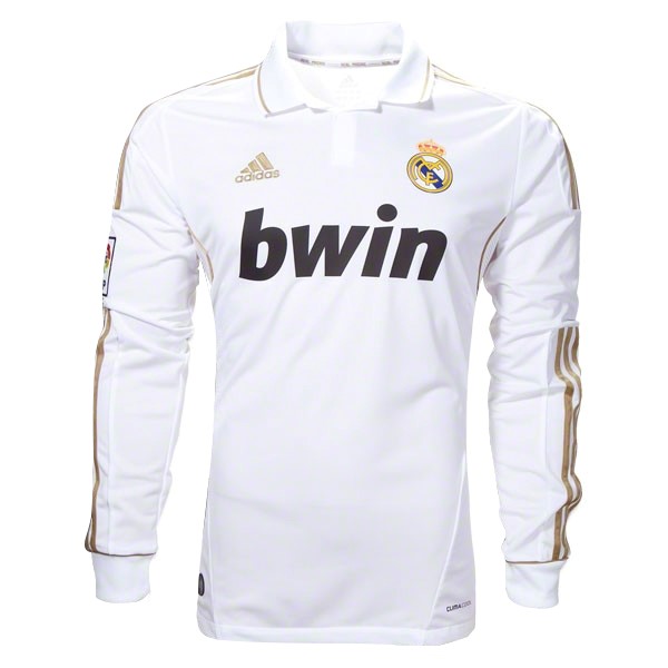 Trikot Real Madrid Heim Ml Retro 11 12 Weiß Fussballtrikots Günstig